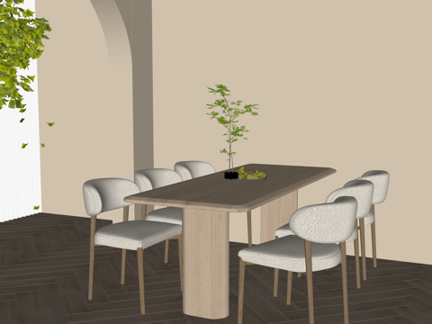 小品 器具 茶几 茶桌 茶台 茶具 茶桌椅su模型