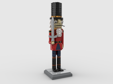  LEGO 乐高 玩具 积木 胡桃夹子 士兵 人偶 手办3d模型 