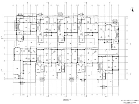 中式桃花源民宿建筑施工图cad施工图