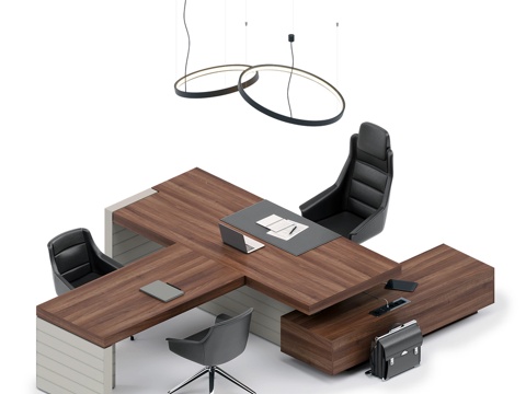  LAS JERA领导者办公桌3d模型3d模型 