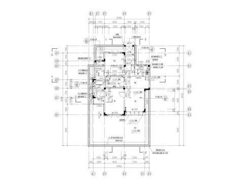 桃李民宿建筑施工图cad施工图