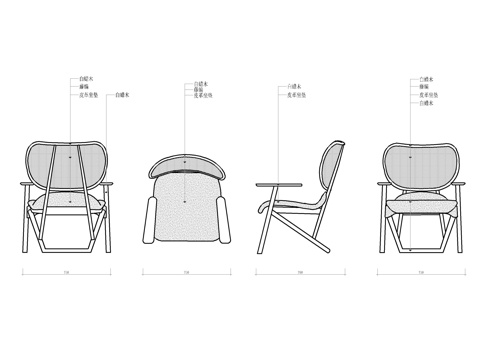 实木家具节点图cad施工图