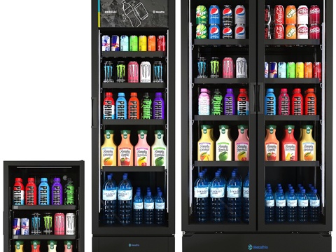  Metalfrio 展示冰箱3d模型 