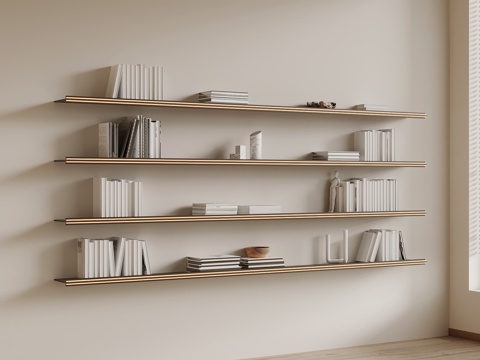 现代书架su模型