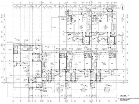 绿城苏州桃花源民宿建筑施工图cad施工图