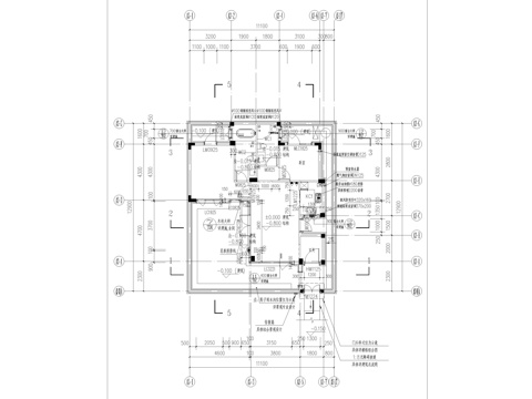新中式民宿建筑施工图cad施工图