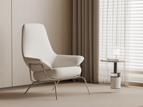  现代躺椅 休闲椅 沙发椅su模型su模型 