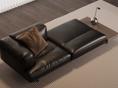  现代意式沙发凳3d模型 