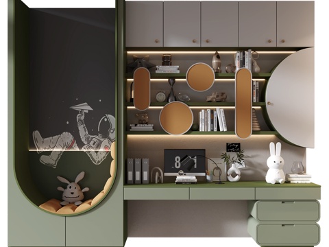  家具组合10163d模型 