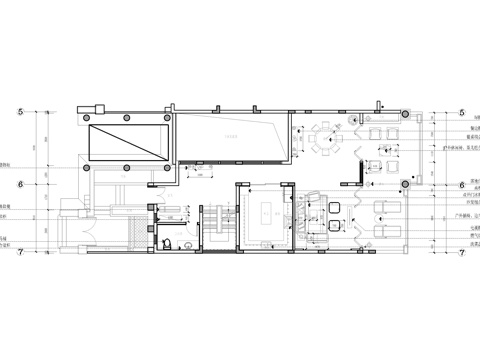 海南琼海民宿施工图cad施工图
