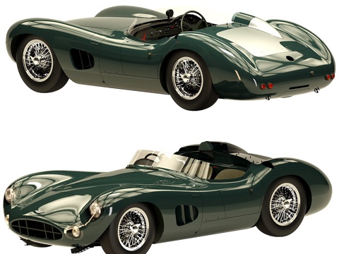  阿斯顿·马丁 1960 玩具跑车3d模型 