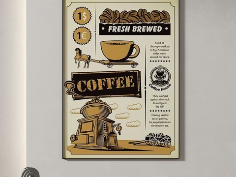  现代，简约，复古，北欧，装饰画3d模型 