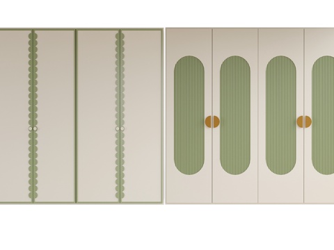  现代衣柜3d模型 