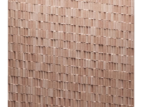  现代侘寂混凝土装饰墙3d模型 