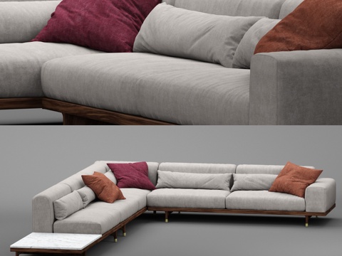  Porada ARGO模块化沙发3d模型 