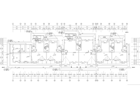  商业街外立面施工图cad施工图 