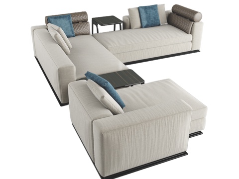  minotti沙发  意大利沙发  现代沙发 转角沙发3d模型 