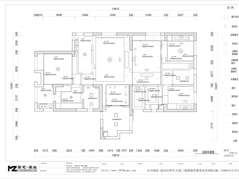  轻奢大平层 样板间 最新全套施工图合集cad施工图 