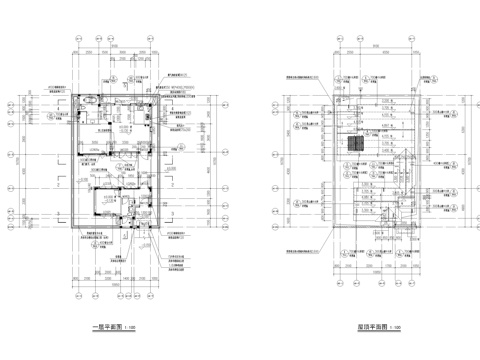 桃李春风民宿建筑施工图cad施工图