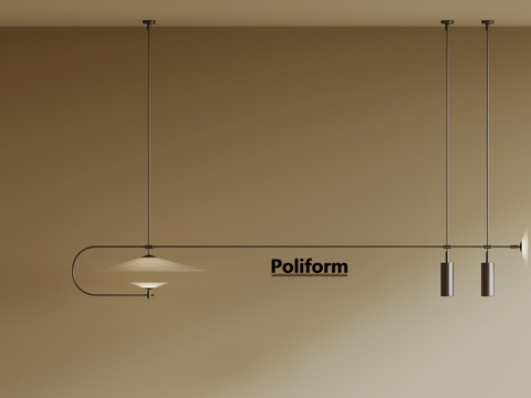 现代吊灯 餐厅吊灯su模型