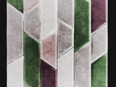  墙面_天鹅绒_23d模型 