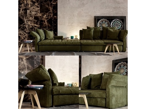  minotti沙发  意大利沙发  现代沙发3d模型 