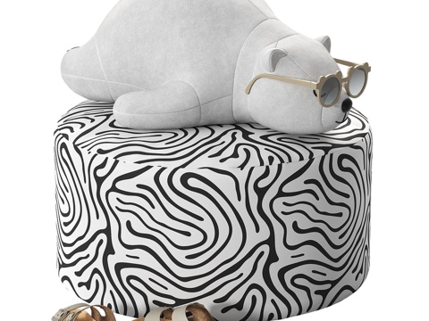  现代饰品摆件3d模型 