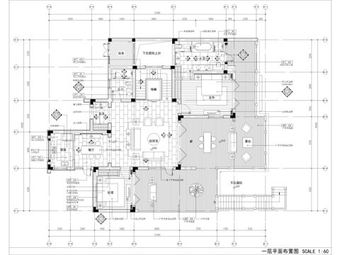 绿城桃花源别墅施工图cad施工图cad施工图