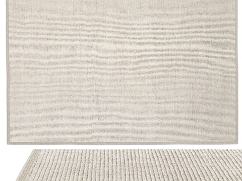  现代侘寂布艺地毯3d模型 