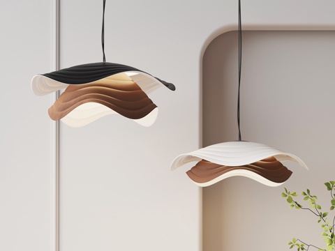  现代意式吊灯3d模型 