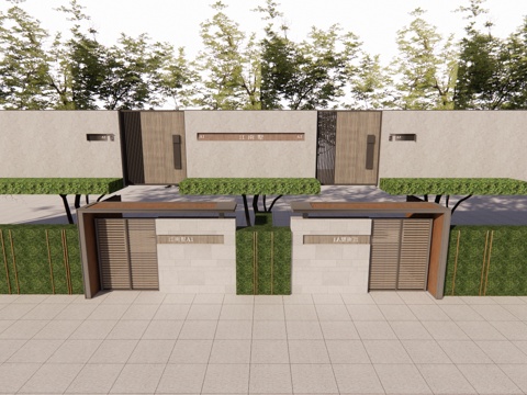 水景 室内造景 室内景观 庭院灯 门 微景观 草坪灯 景观su模型