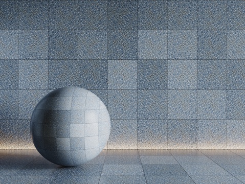  现代蓝色瓷砖 厨房瓷砖 洗手间瓷砖 地砖 墙砖su模型 