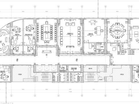 1000平办公室 最新全套施工图合集cad施工图
