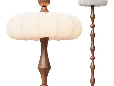  米洛落地灯3d模型 