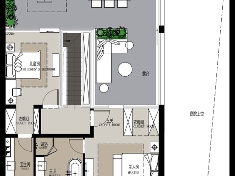  高端别墅 最新全套施工图 效果图合集cad施工图 
