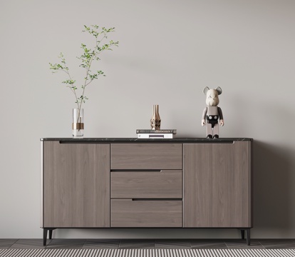 现代意式玄关柜su模型