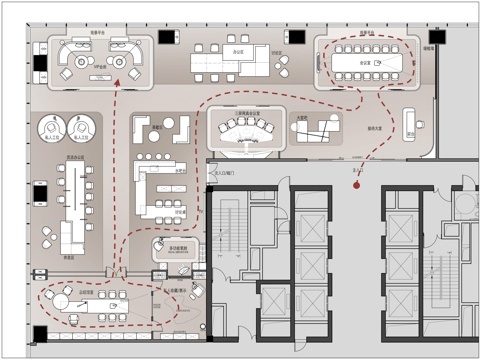 办公室 最新全套施工图合集cad施工图