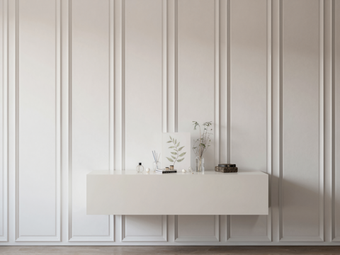 现代装饰摆件su模型