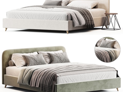  Divan.ru丝绒床头灯Lightsey 1803d模型 