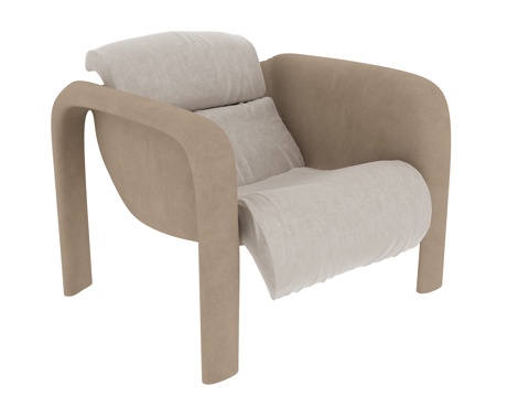  单人沙发/懒人沙发3d模型 