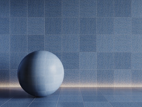  现代蓝色瓷砖 厨房瓷砖 洗手间瓷砖 地砖 墙砖3d模型 