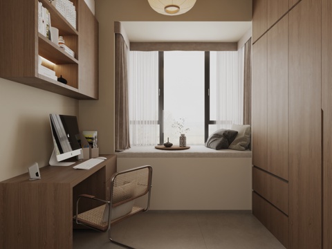 宋代美学书房su模型