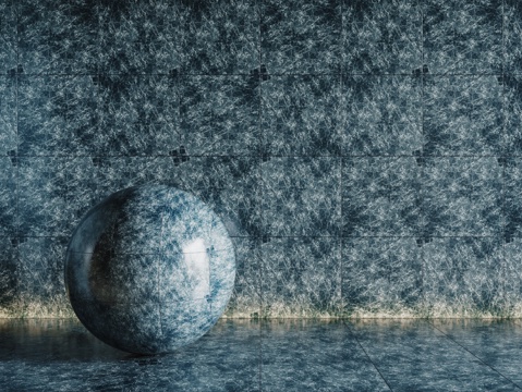  现代蓝色瓷砖 厨房瓷砖 洗手间瓷砖 地砖 墙砖su模型 