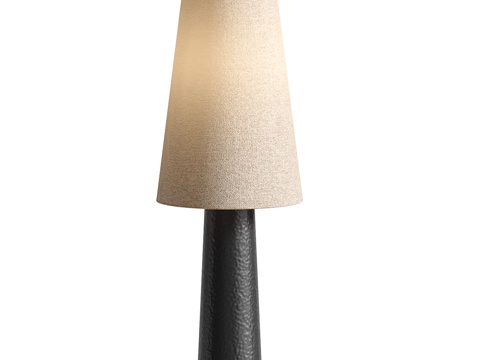  新中式落地灯3d模型 