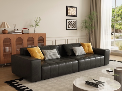  中古风客厅 沙发3d模型 