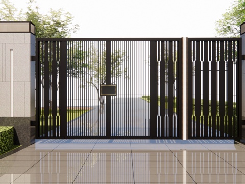  阳光房 草坪灯 景观 屋顶花园 露台 微景观 水池su模型 