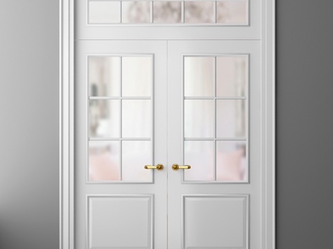  沃尔霍维茨巴黎8121与8122双折门3d模型 