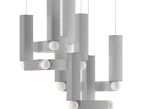  现代家具装饰吊灯3d模型 