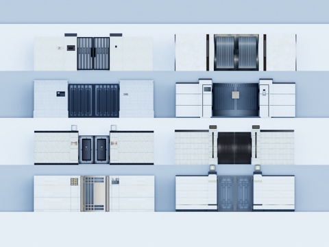 室内造景 微景观 水景 庭院灯 室内景观su模型