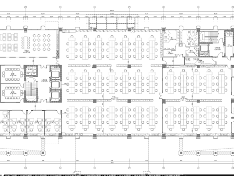 1000平办公室 最新全套施工图合集cad施工图
